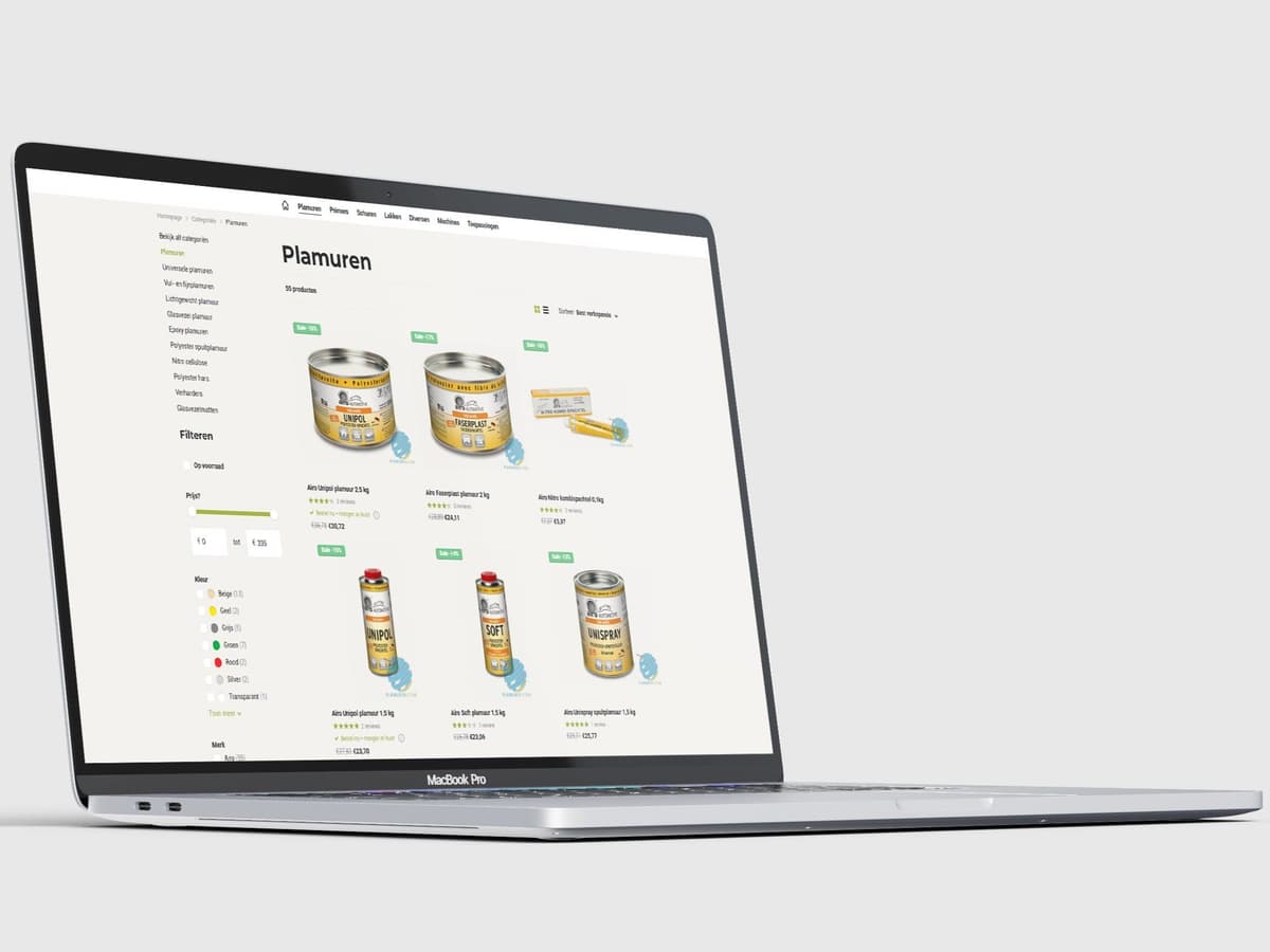 Plamuren.com: The complete web shop for damage repair