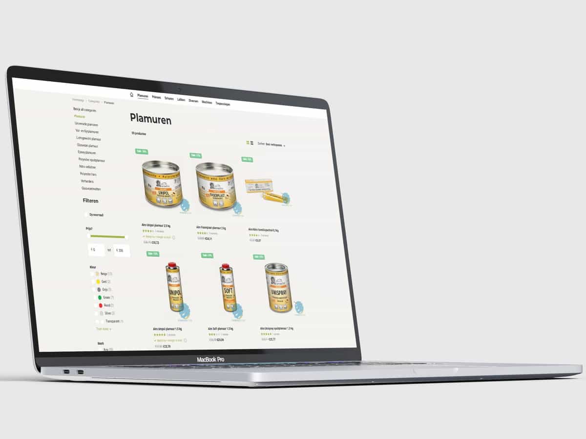 Plamuren.com: The complete web shop for damage repair