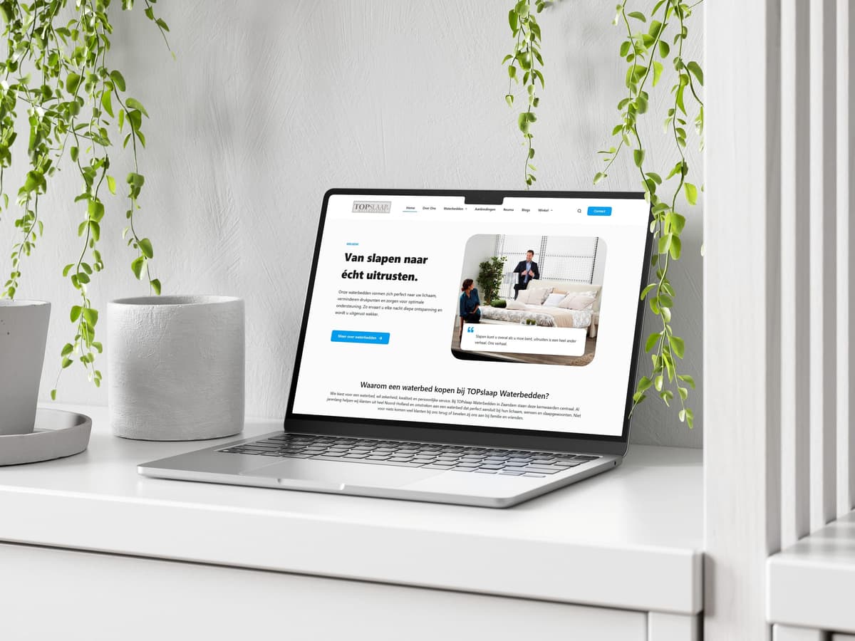 TOPslaap Waterbeds: A completely new website, built for speed